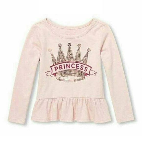 The Children's Place Other - The Children’s Place Princess sequin shirt